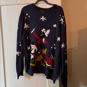 Disney Unisex Mickey Mouse and Pals Christmas Caroling Sweater